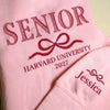 Custom Senior With Coquette Bow Sleeve Embroidered Sweatshirt LM32 893099