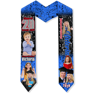 Custom Photo Class of 20 Twenty Five Gradauation Stoles N369 890455