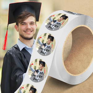 Custom Photo Class Of 2025 Graduation Roll Sticker TA29 890519