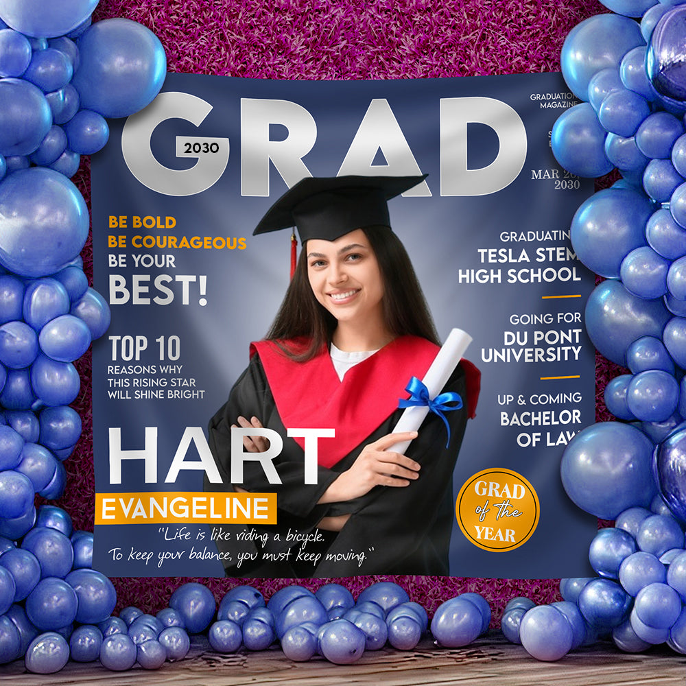 Custom Photo Graduation Grad Of The Year 2025 Backdrop For Party Decorations LM32 893111