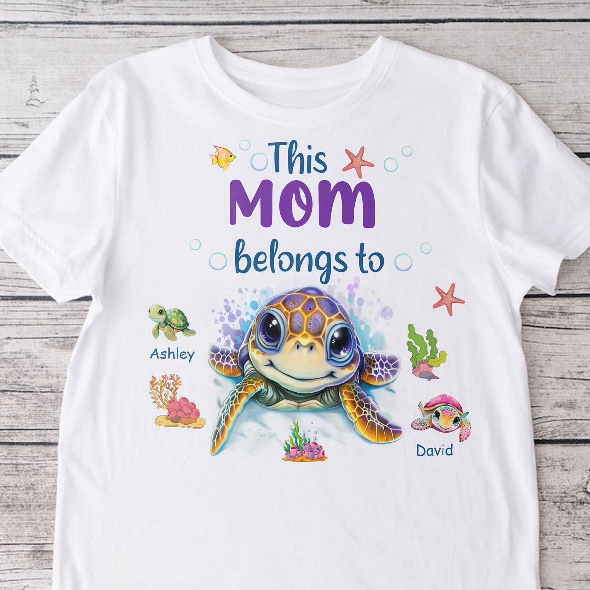 This Grandma Belongs To Turtle Mother's Day Shirt TH10 892723