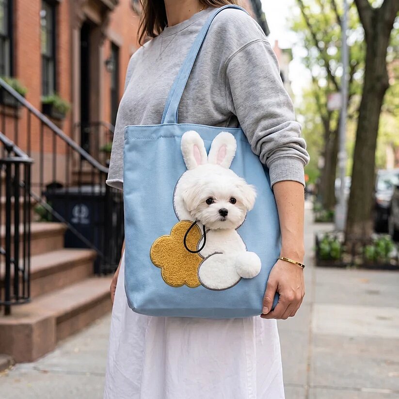 Cute Pet Carrier Tote Bag, Small Dog & Kitten Carrier, Pet Travel Bag LM32 670055