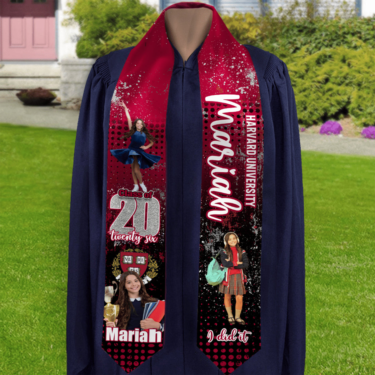 Custom Photo I Did It Congrats Graduation Stoles HO82 893462