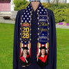Custom Photo Class of 2026 Graduating in America’s 250th Year Patriotic Graduation Stole TH10 169199