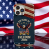 Personalized 250th Anniversary USA Patriotic Faux Pattern Phone Case HO82 901300