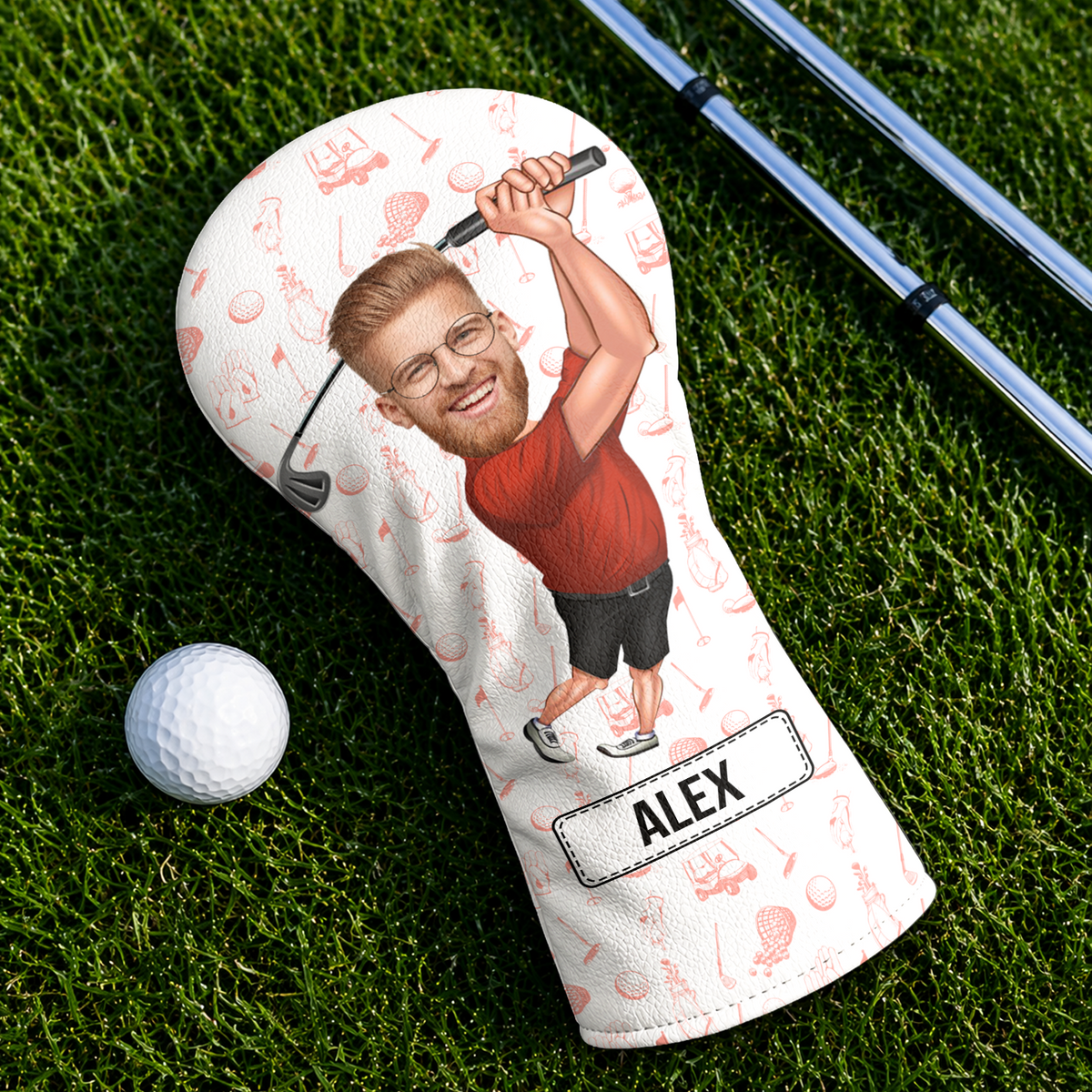 Custom Funny Golfer Photo Golf Head Cover - Golf Lovers Gift CH07 911430