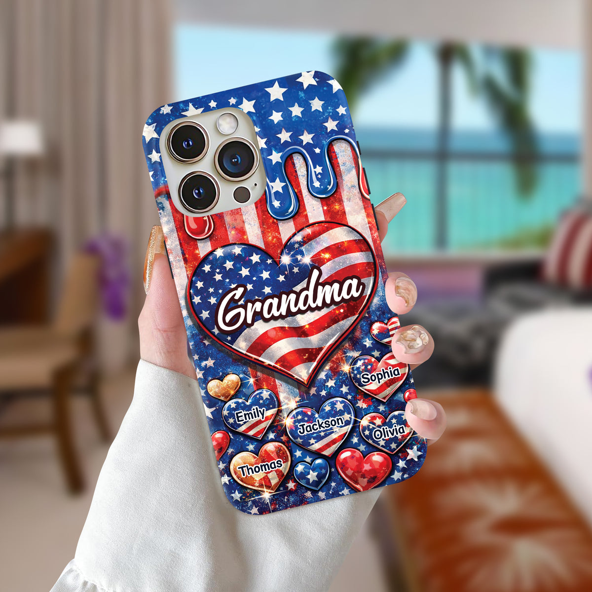 Personalized Name A Grandmother’s Heart Holds Forever Love Phone Case HA75 920804