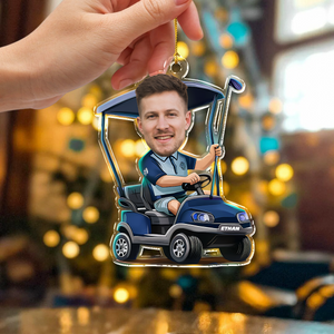 Custom Photo Golfer Christmas Acrylic Ornament For Golf Loving LM32 893835