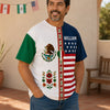 Personalized Mexico USA Flag Shirt Gift for Mexican-American Families, Friends, and Loved Ones K228 921848
