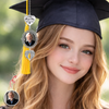 Custom Photo I Walk With You Today And Everyday Memorial Personalized Graduation Tassel Heart & Angel Wing Charm HA75 920828