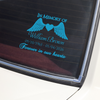 In Memory of Personalized  Memorial Car Window Decal Sticker Gift For Family HA75 920000