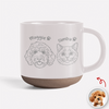 Personalized Dog Photo Engraved Pottery Mug - Custom Pet Lover Gift CH07 911410