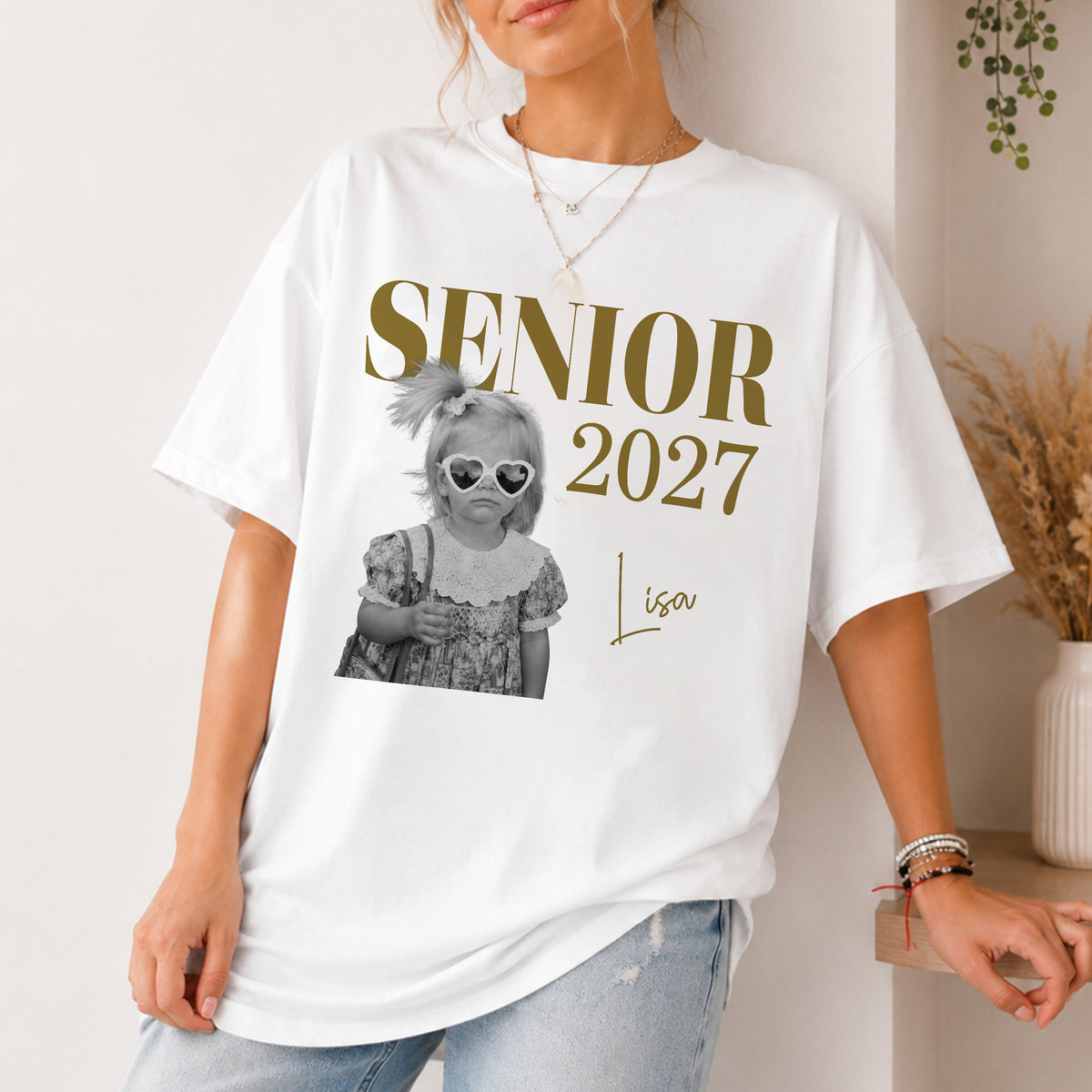 Custom Photo And Name Senior 2027 Comfort Shirt TH10 170609