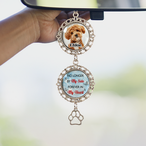 Once By My Side, Forever In My Heart - Personalized Photo Car Hanging Ornament With Charm CH07 895406