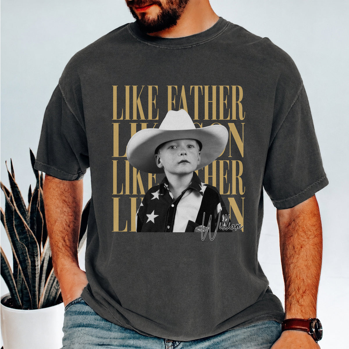 Custom Photo Like Father Like Daughter Comfort Shirt HO82 902690