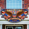 Custom Family Name America 250th Anniversary Non-Pleated Fan Flag HA75 921072