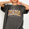 Custom Mama Shirt With Kids Names Faux Embroidery Effect Comfort Shirt HO82 903346
