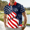Custom Name America Flag Eagle Polo Shirt - 250th Anniversary Patriotic Gift for Golfers TH10 169565