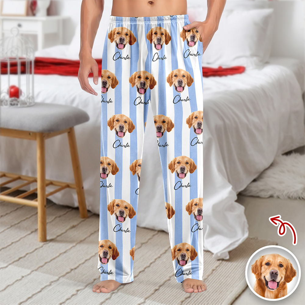 Custom Pet Portrait Dog Lover Cat Lover Gift Sweatpants - Personalized Gift TH10 169625