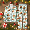Custom Photo Dog Cat Mom Dad Flannel Pajamas Christmas Gift for Pet Lovers HO82 903448