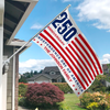 Personalized Family Name 250 Anniversary Independence Day of America Banner House Flag HA75 898798