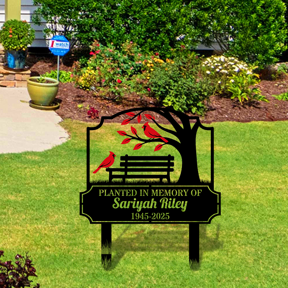 Planted In Memory Personalized Memorial Garden Stake HA75 892724
