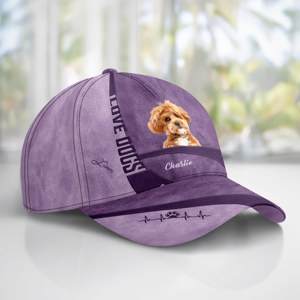 Custom Photo Love Dog Classic Cap TA29 889965