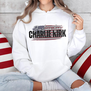 Justice for Charlie Kirk – Patriotic Political, Faith and Freedom Bright Shirt LM32 65411