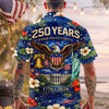 Custom Name 250 Years Semiquincentennial Eagles Tropical Hawaii Shirt LM32 899109