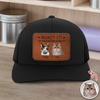 Custom Dog Cat Photo Admit It Life Would Be Boring Without Me Leather Patch Hat HO82 902426