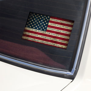 Patriotic American USA Flag Sticker HO82 900452