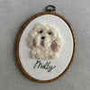 Personalized Punch Needle Pet Portrait Embroidery Hoop HO82 903036