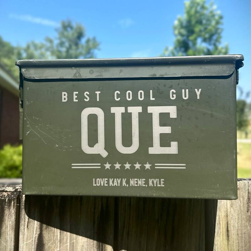 Personalized Five Star Dad Ammo Box, Father's Day Gifts, Gifts for Him, Dad Gifts, Gifts for Men, Personalized Gifts for Dad HO82 902654