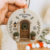 Personalized Welcome Home Ceramic Ornament , Christmas Decoration HO82 903602