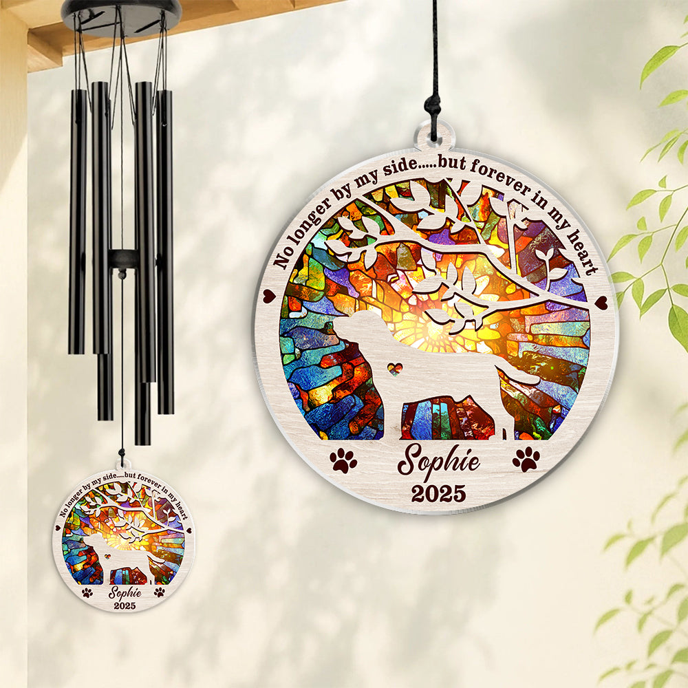 Personalized Until We Meet Again At The Rainbow Bridge Dog Memorial Acrylic Wind Chimes TH10 894205