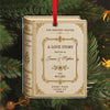 Personalized Love Story Christmas Ornament – Custom Couple Names & Date Book Ornament, Anniversary Wedding Gift TH10 170707
