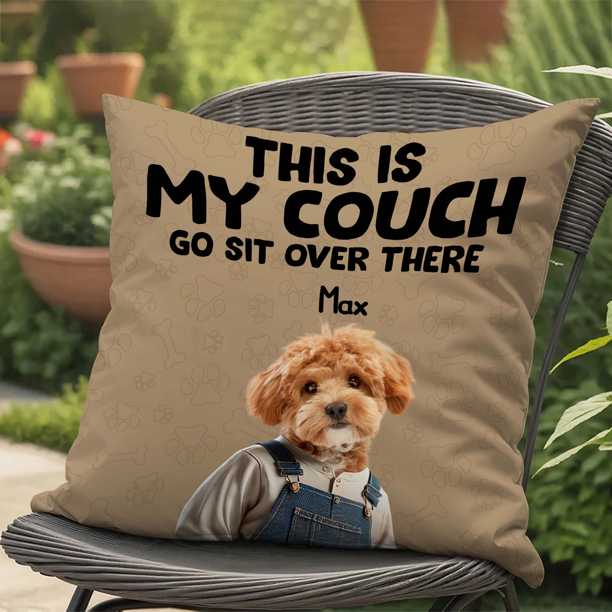 This Is Our Couch Personalized Pillow Gift For Dog And Cat Lovers CH07 896338