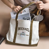 Custom Pet Face and Pet Name Embroidered Monogram Beach Bag HO82 894242