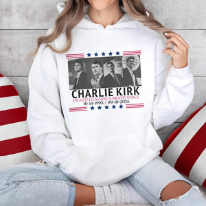 Pray For Charlie Kirk - Conservative Political Quote Bright Shirt LM32 65421