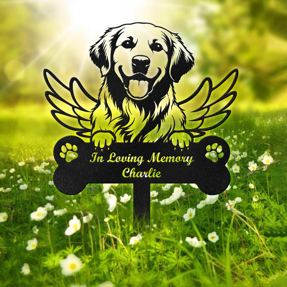 Custom Photo Dog Cat Memorial Stake Sign HA75 920024
