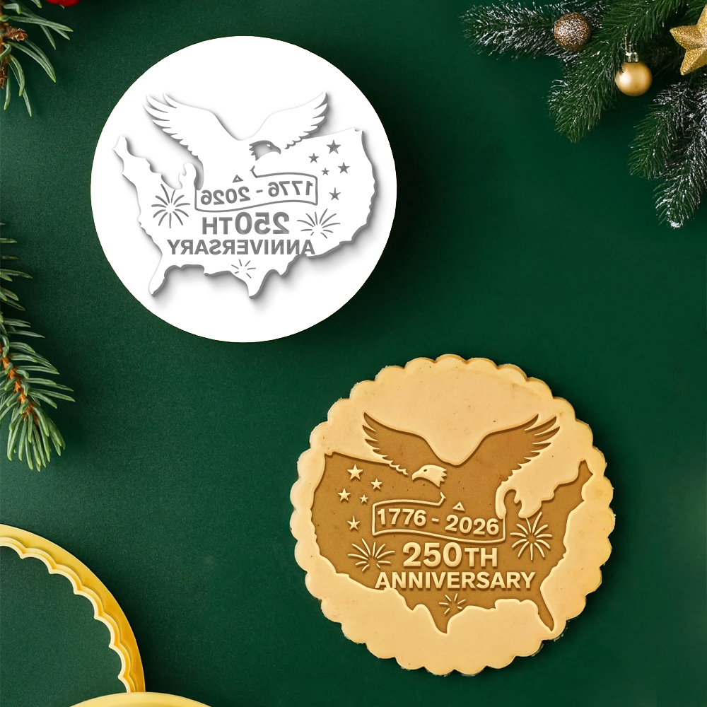 250th U.S Anniversary Bald Eagle United States Cookie Stamp HO82 900658