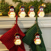 Personalized Name Funny Face Christmas Snowman LED Wooden Ornament LM32 669753