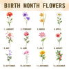 Custom First Mom Now Grandma Birth Month Flower Ceramic Vase LM32 899719