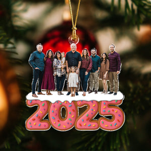 Custom Photo Sweet Family Acrylic Ornament Christmas Tree Decoration HA75 897920