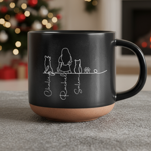 Me and My Fur Babies - Personalized Pet & Owner Pottery Mug CH07 899972