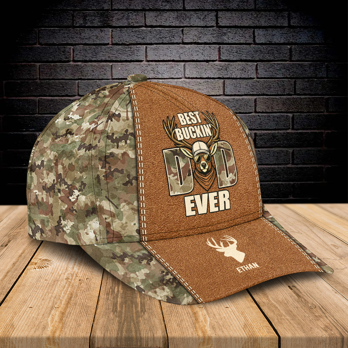 Personalized Name Deer Hunting Dad - Hunter Military Classic Cap For Father's Day CH07 895816