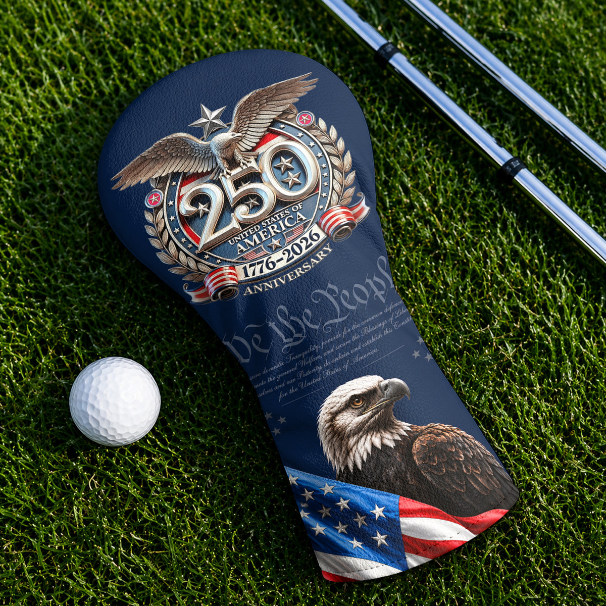 USA Eagles 250th Anniversary Semiquincentennial 1776-2026 Golf Head Cover - Gift For Golf Lovers LM32 668941