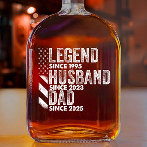 Personalized Legend Husband Dad Grandpa Whiskey Bottle CH07 895966