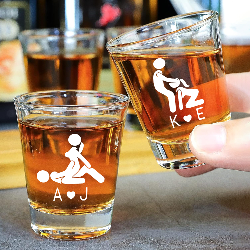 Personalized Funny Adult Engraved Shot Glass Gift For Boyfriend Husband CH07 180458