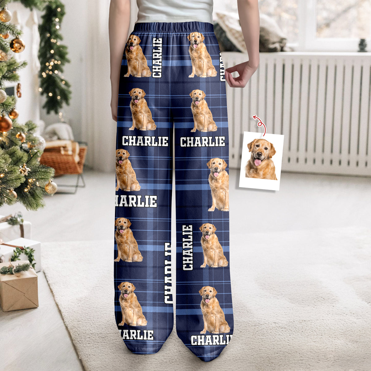 Custom Photo Dog Cat Sweatpants Christmas Gift For Dog Cat Lovers HA75 898346